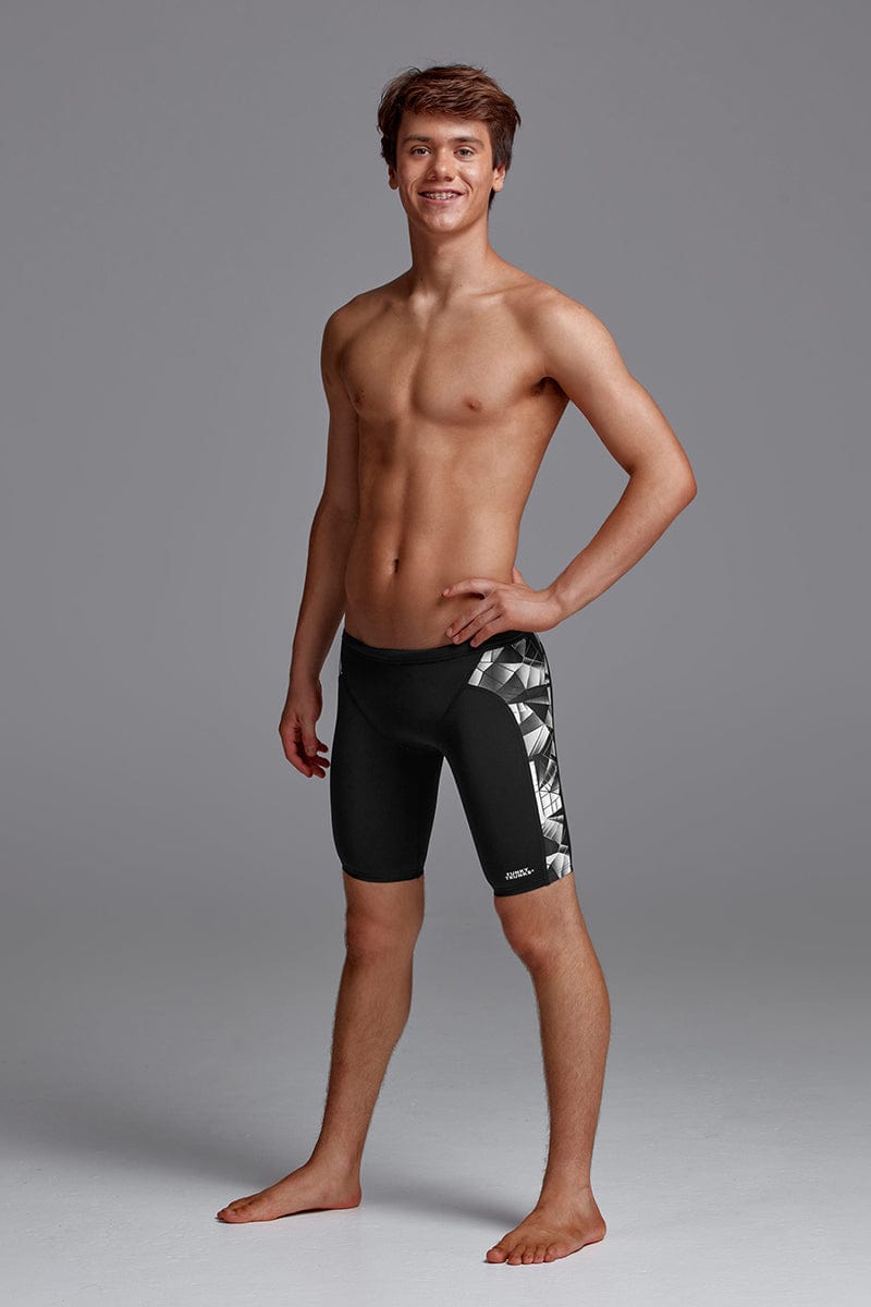 Funky Trunks - Black Tint - Boys Training Jammers