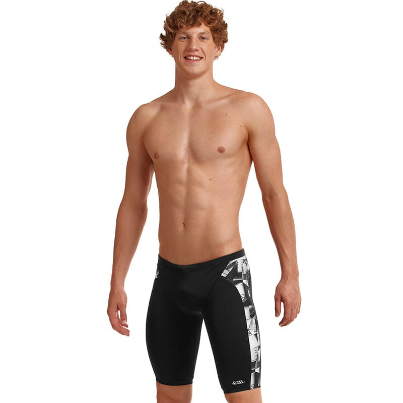 Funky Trunks Black Tint Mens Training Jammers Aqua Swim Supplies