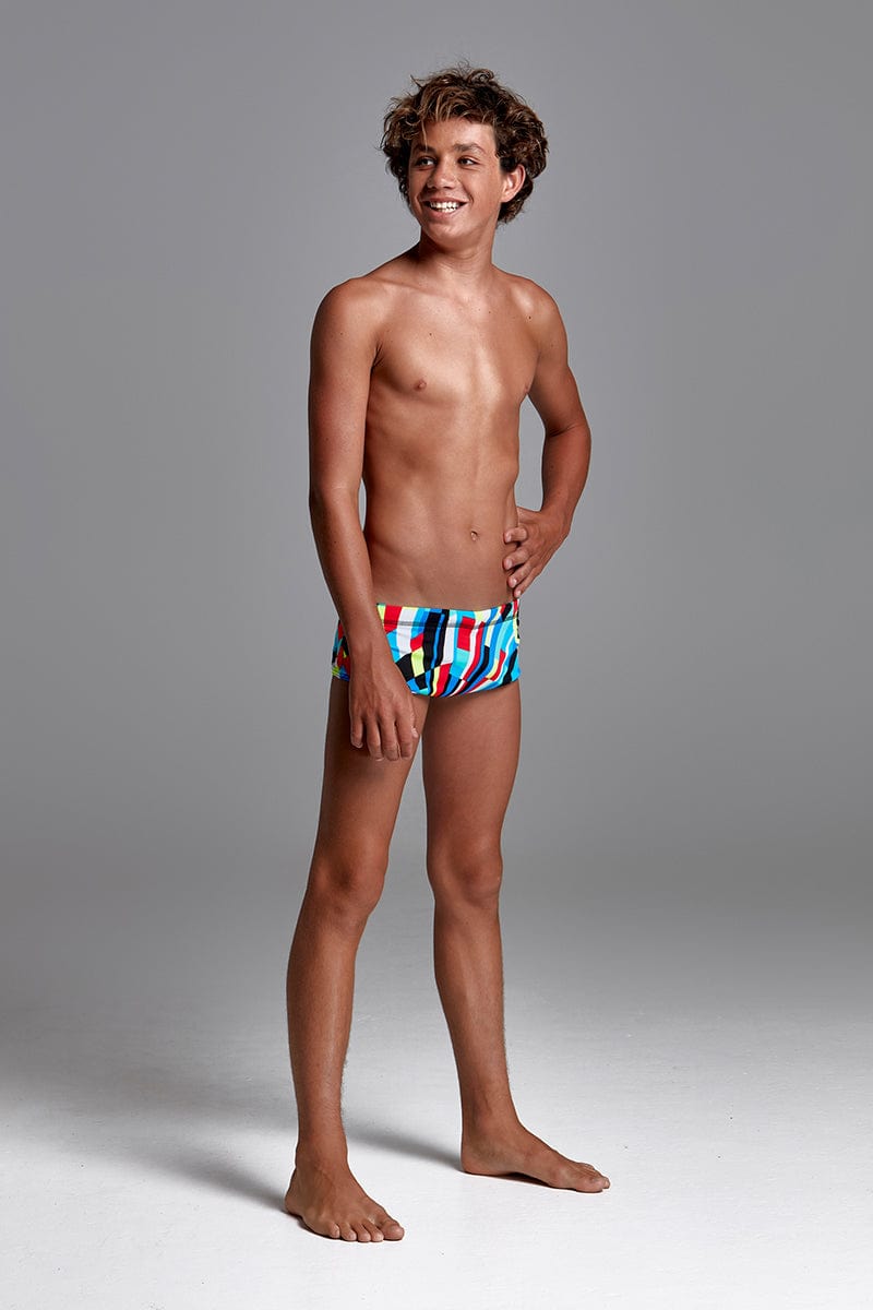 Funky Trunks - Block Chain - Boys Classic Trunks
