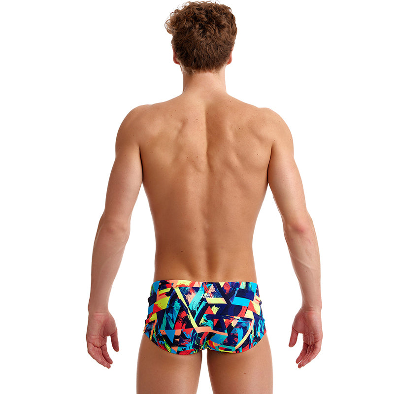 Funky Trunks - Blocked Bars - Mens Classic Trunks
