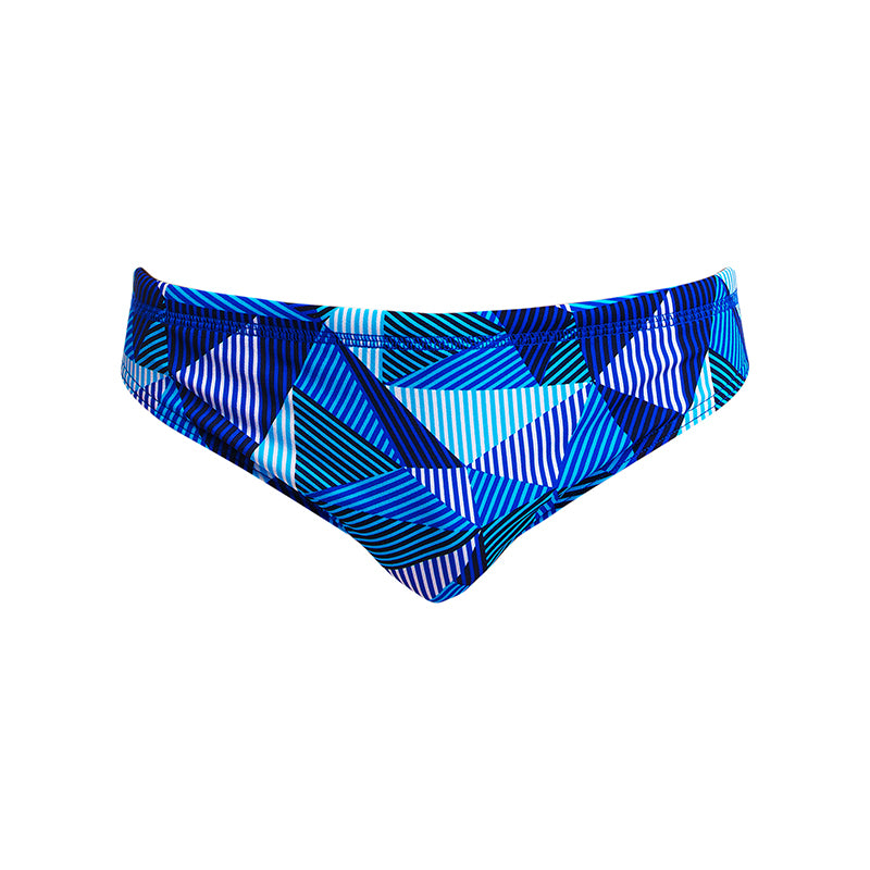 Funky Trunks - Blue Bars - Boys Classic Briefs