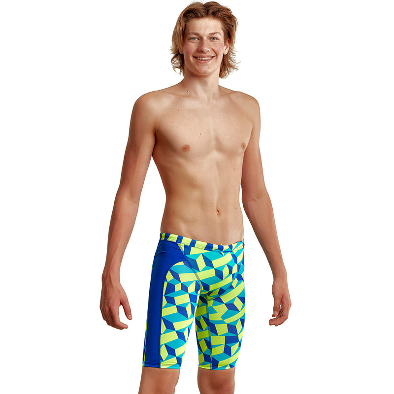 Funky Trunks - Blue Blockers - Boys Training Jammers