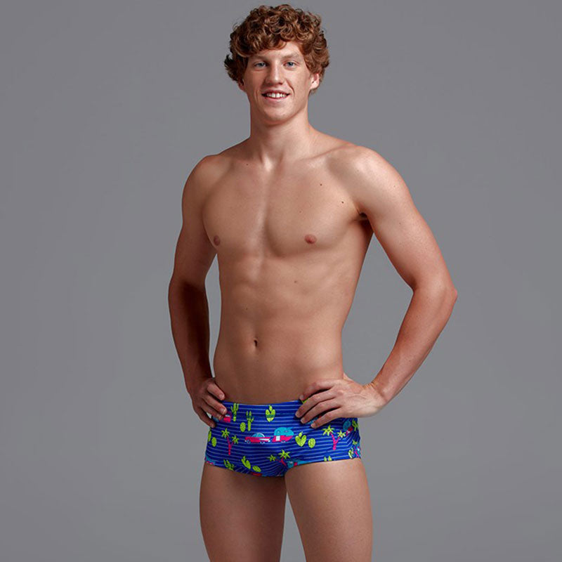 Funky Trunks - Cadi Shack - Mens Eco Plain Front Trunks