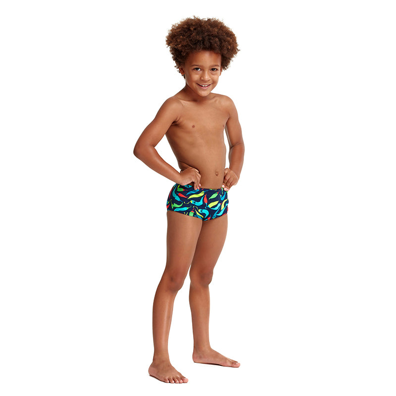Funky Trunks - Chilli Boss - Toddler Boys Eco Printed Trunks
