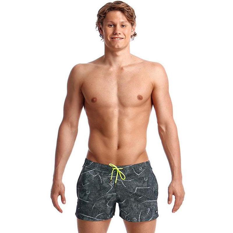 Funky Trunks - Crack Up Mens Shorty Shorts Short