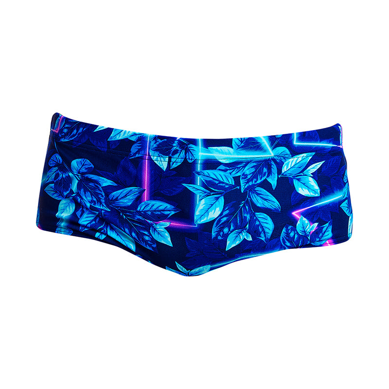 Funky Trunks - Leaf Laser - Mens Sidewinder Trunks