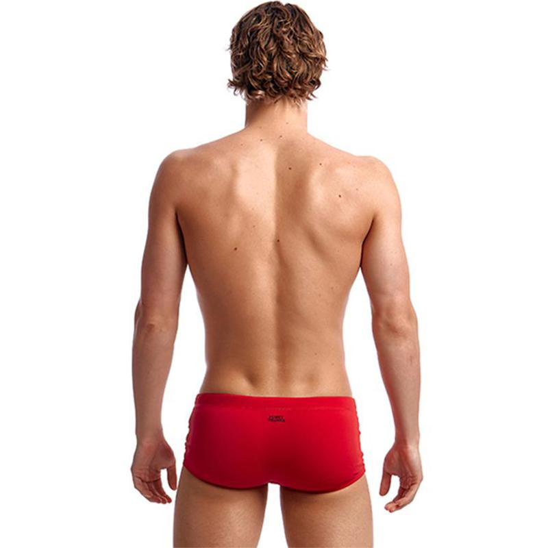 Funky Trunks - Still Red - Mens Plain Front Trunks - Aqua Swim Supplies