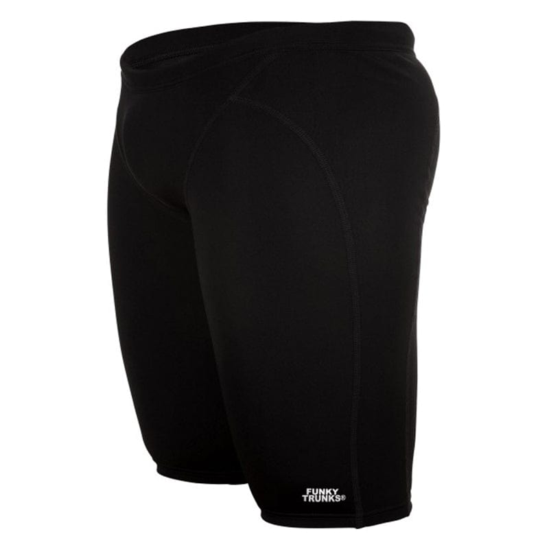 Funky Trunks - Still Black Mens Training Jammer - Aqua Swim Supplies
