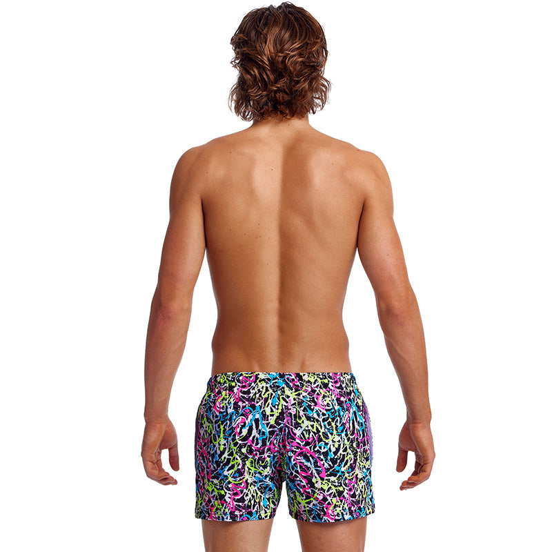 Funky Trunks - Messed Up - Mens Shorty Shorts Short