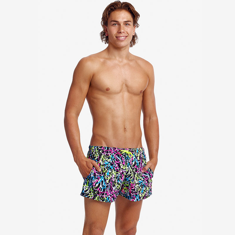 Funky Trunks - Messed Up - Mens Shorty Shorts Short