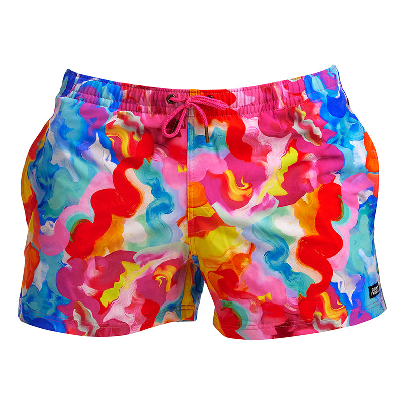 Funky Trunks - Messy Monet - Mens Shorty Shorts Short