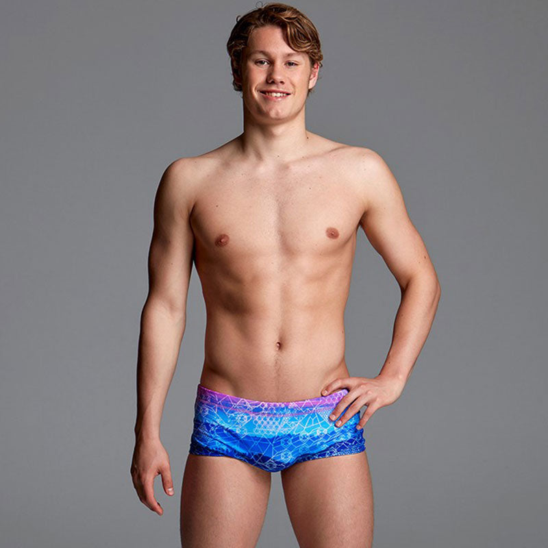 Funky Trunks - Mount Up Mens Plain Front Trunks