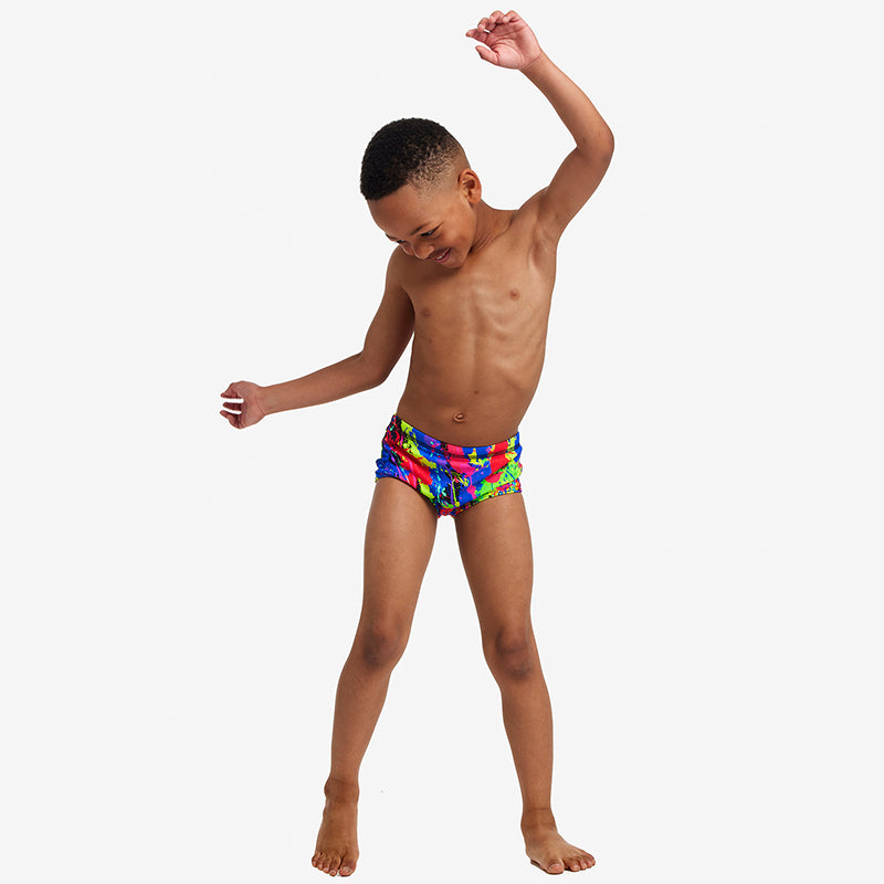 Funky Trunks - Paint Smash - Toddler Boys Printed Trunks