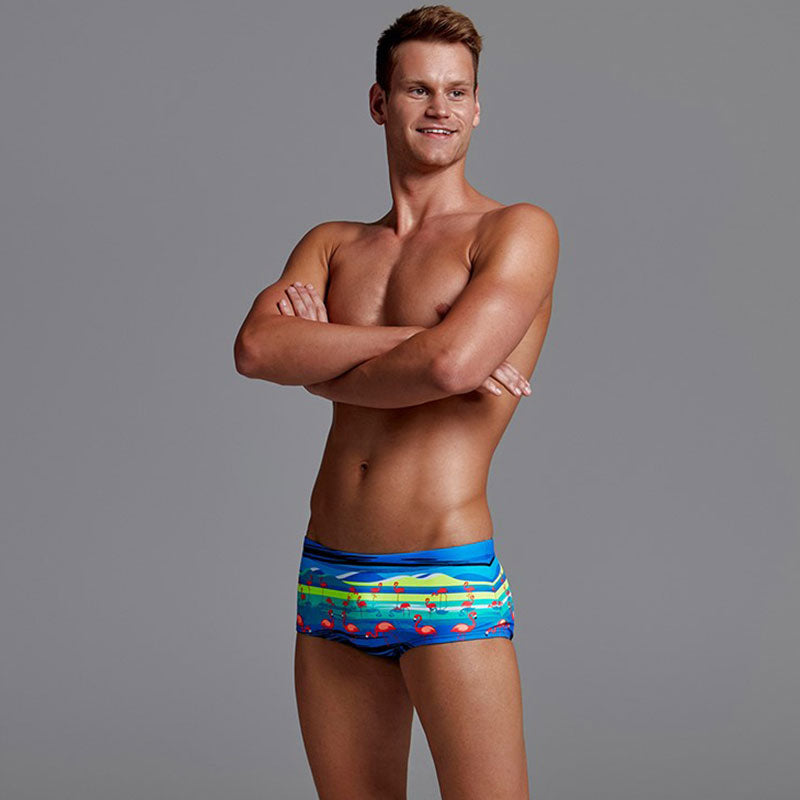 Funky Trunks - Prancercise - Mens Plain Front Trunks