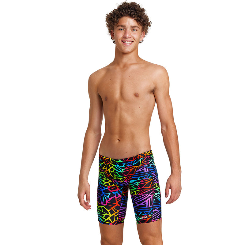 Funky Trunks - Rainbow Web - Boys Training Jammers