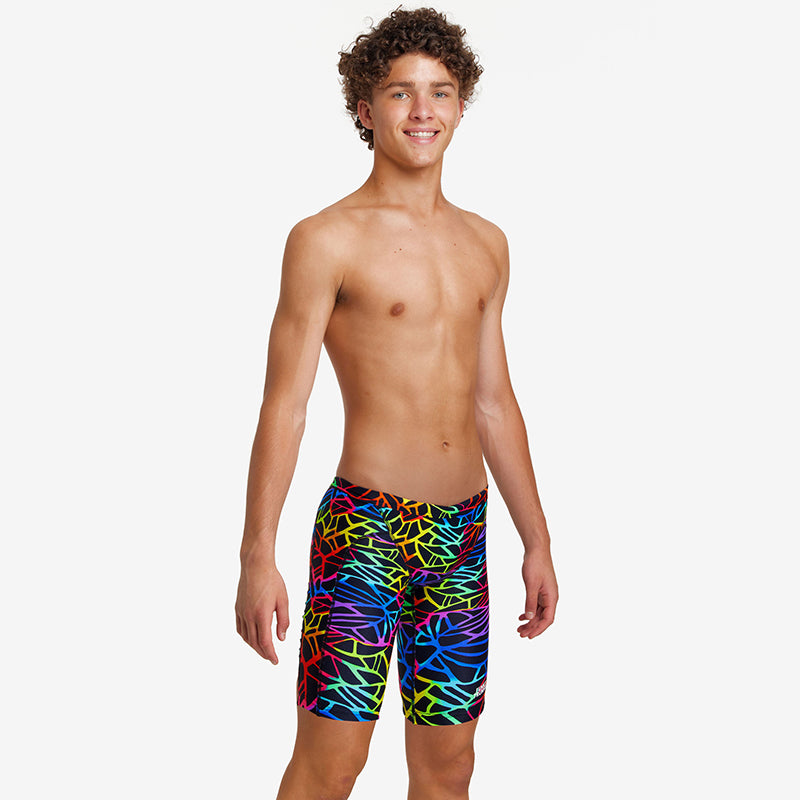 Funky Trunks - Rainbow Web - Boys Training Jammers