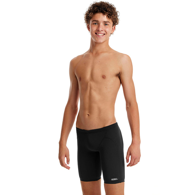 Funky Trunks - Still Black - Boys Training Jammers