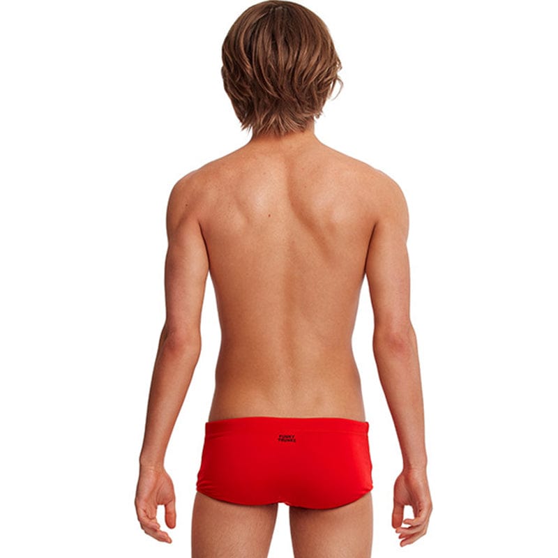 Funky Trunks - Still Red - Boys Classic Trunks