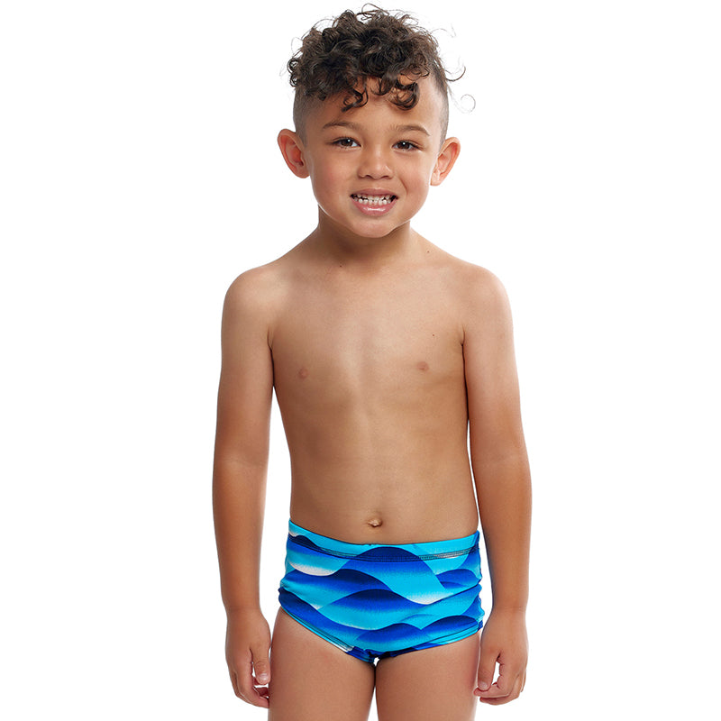 Funky Trunks - Storm Buoy - Toddler Boys Eco Printed Trunks