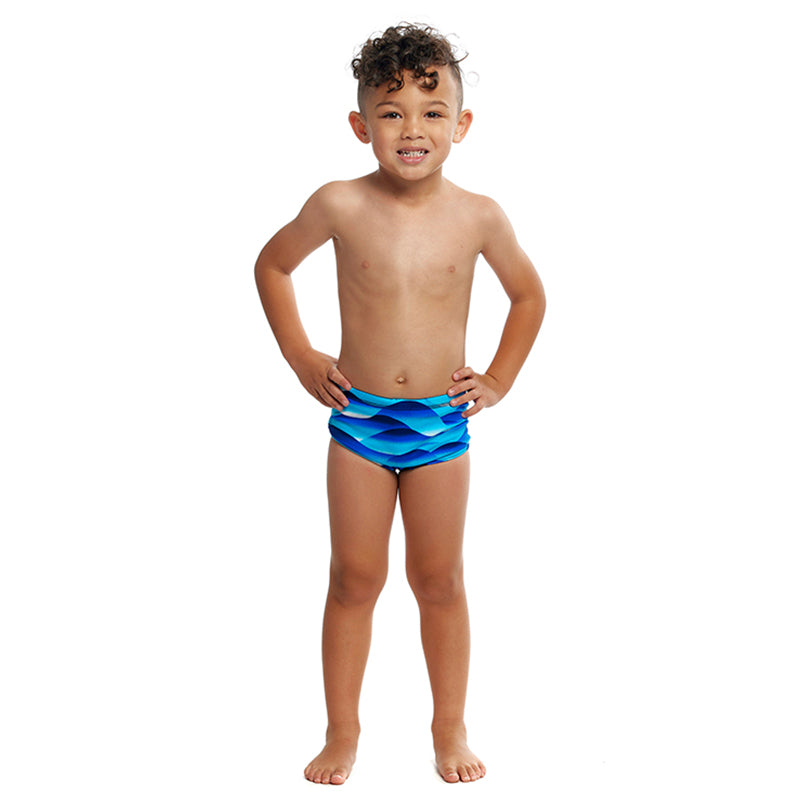 Funky Trunks - Storm Buoy - Toddler Boys Eco Printed Trunks