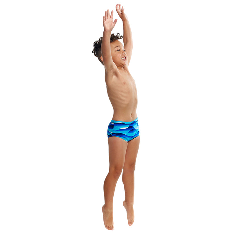 Funky Trunks - Storm Buoy - Toddler Boys Eco Printed Trunks