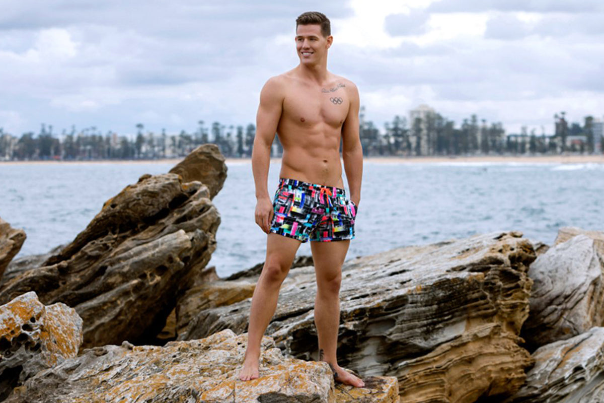 Funky Trunks - Test Signal Mens Shorty Shorts