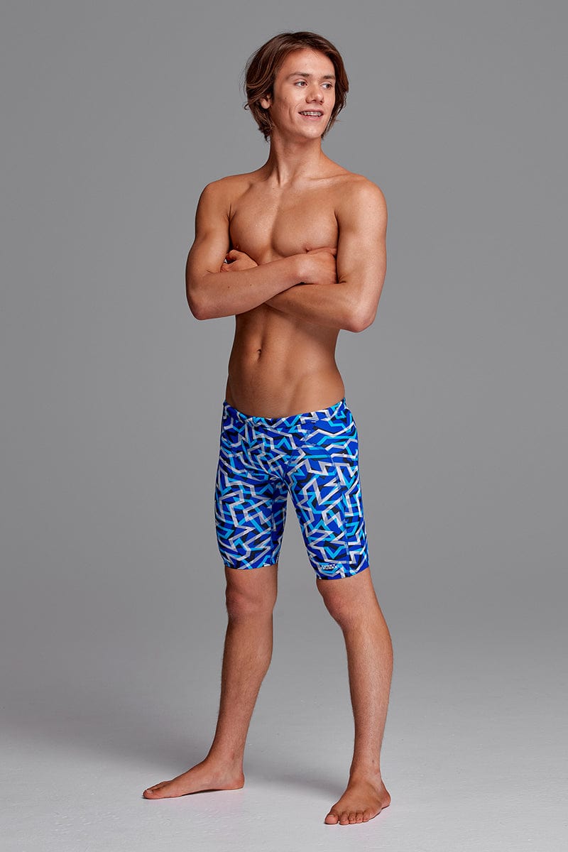 Funky Trunks - Ticker Tape - Boys Training Jammers