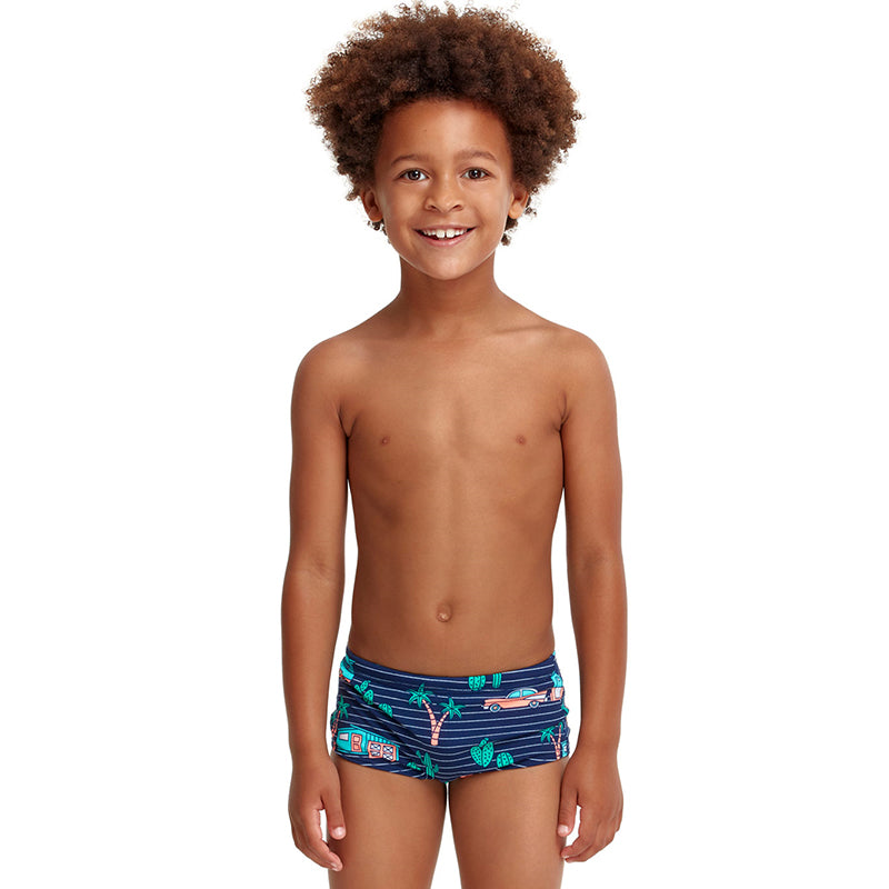 Funky Trunks - Trailer Trash - Toddler Boys Eco Printed Trunks