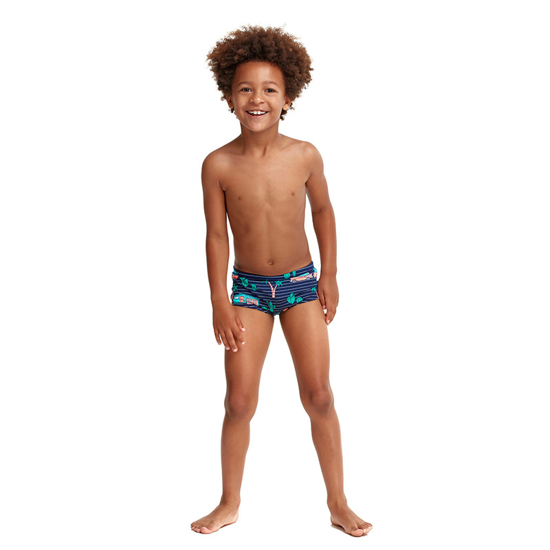 Funky Trunks - Trailer Trash - Toddler Boys Eco Printed Trunks