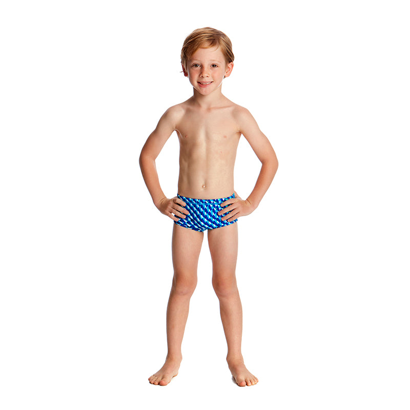 Funky Trunks - Vapour Scale Toddler Boys Printed Trunks