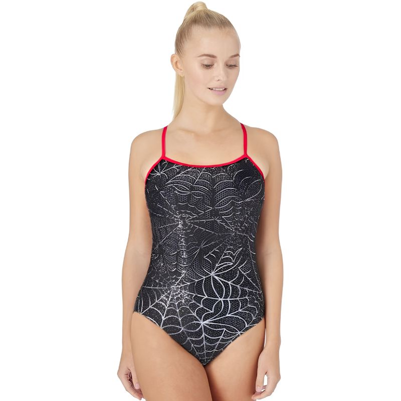 Maru - Ariadne Ecotech Sparkle Swift Back Ladies Swimsuit - Black