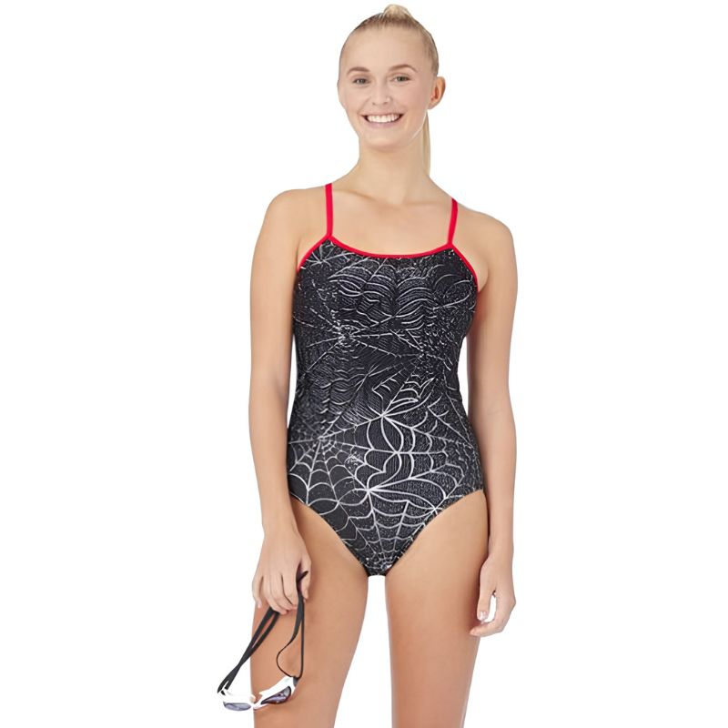 Maru - Ariadne Ecotech Sparkle Swift Back Ladies Swimsuit - Black