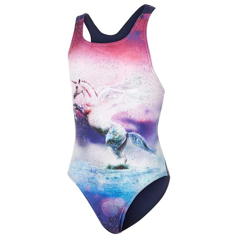 Maru - Astra Auto Back Girls Swimsuit - Multi