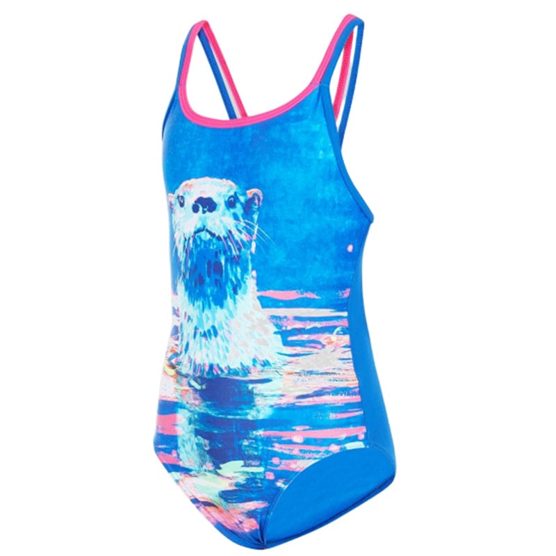 Maru - Artie Pacer Arrow Back Girls Swimsuit - Blue