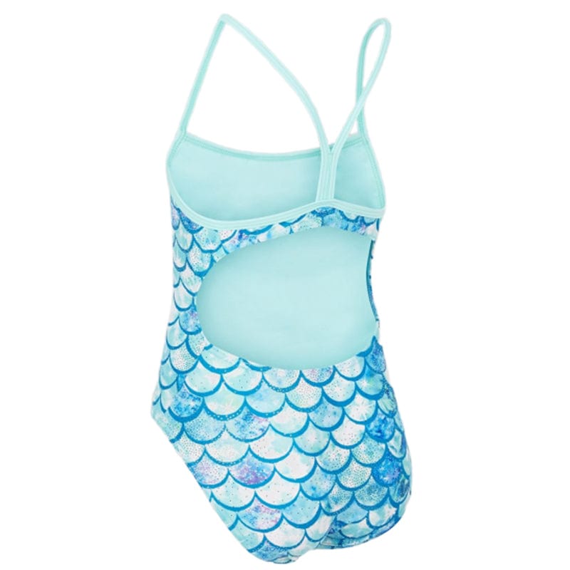 Maru - Shimmer Ecotech Sparkle Fly Back Girls Swimsuit - Aqua