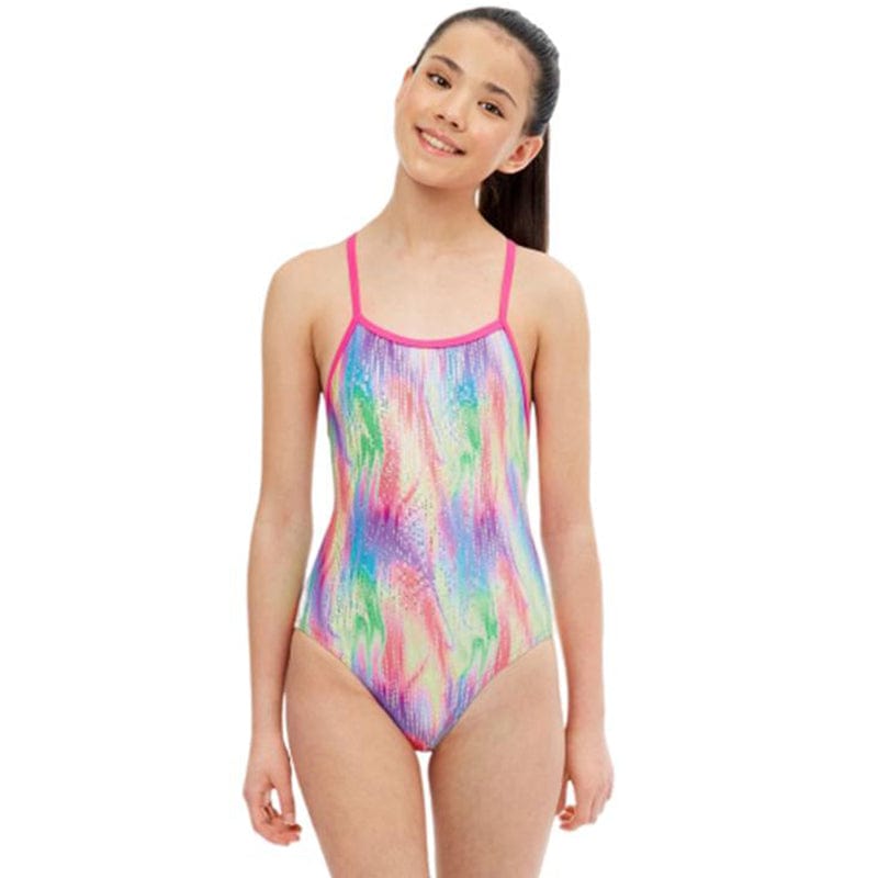 Maru - Tutti Frutti Ecotech Sparkle Fly Back Girls Swimsuit - Multi