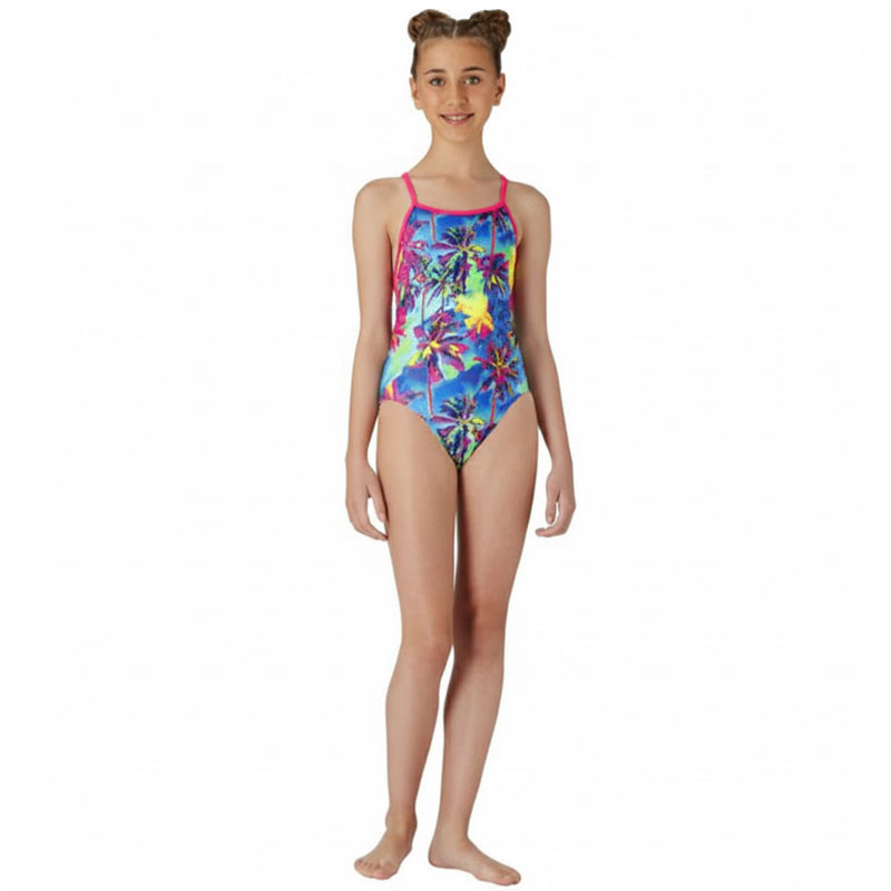 Maru - Holiday Ecotech Fly Back Girls One Piece Swimsuit