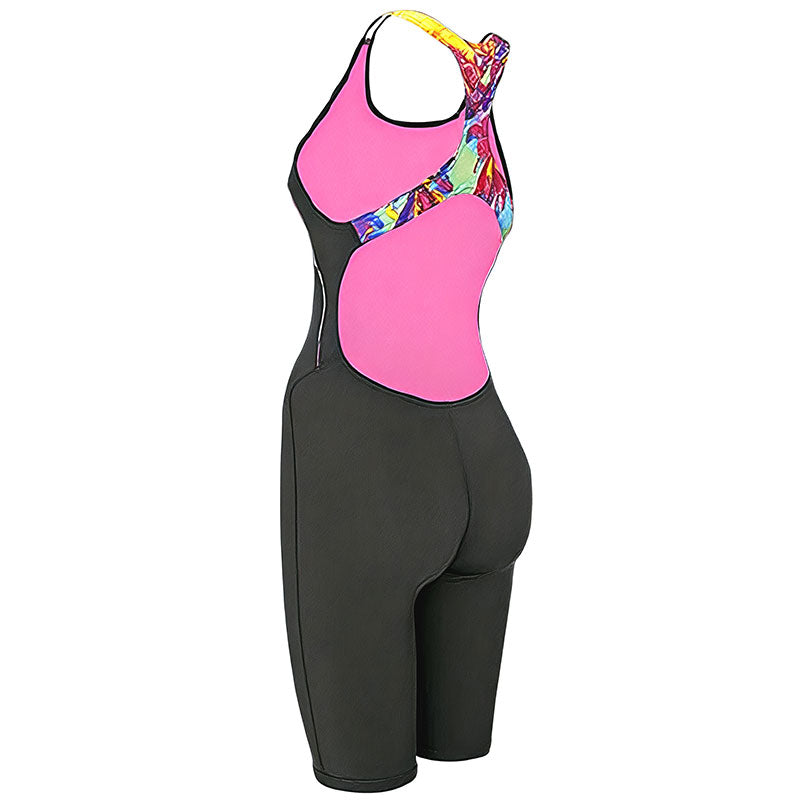 Maru - Holiday Ecotech Panel Ladies Legsuit - Black/Multi