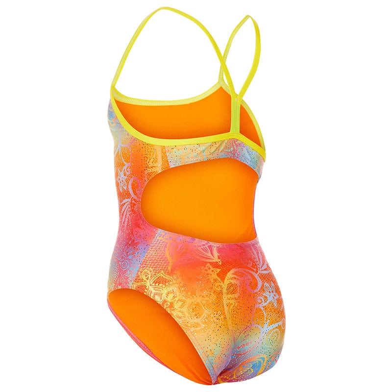 Maru - Mumbai Magic Fly Back Girls Swimsuit - Orange