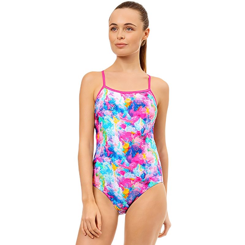 Maru - Nimbus Ecotech Sparkle Tie Back Ladies Swimsuit - Multi