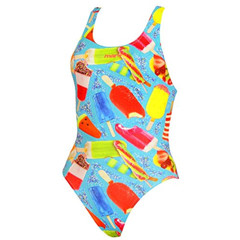 Maru - Popsicle Pacer Auto Back Girls Swimsuit - Aqua