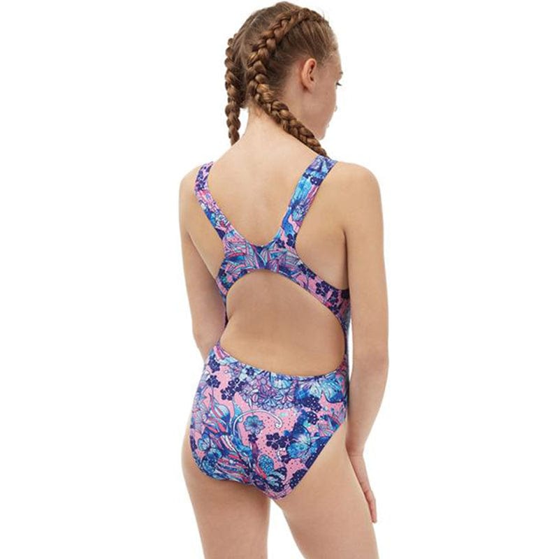 Maru - Puccini Auto Back Girls Swimsuit - Pink