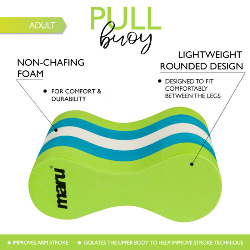 Maru - Pull Buoy Lime/Blue/White
