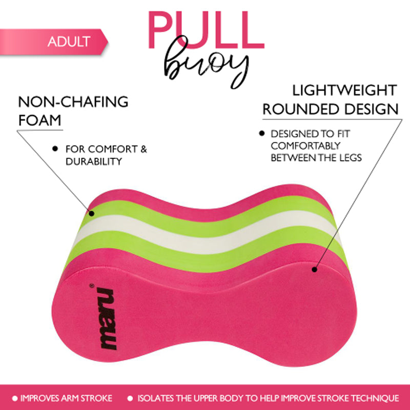 Maru - Pull Buoy Pink/Lime/White