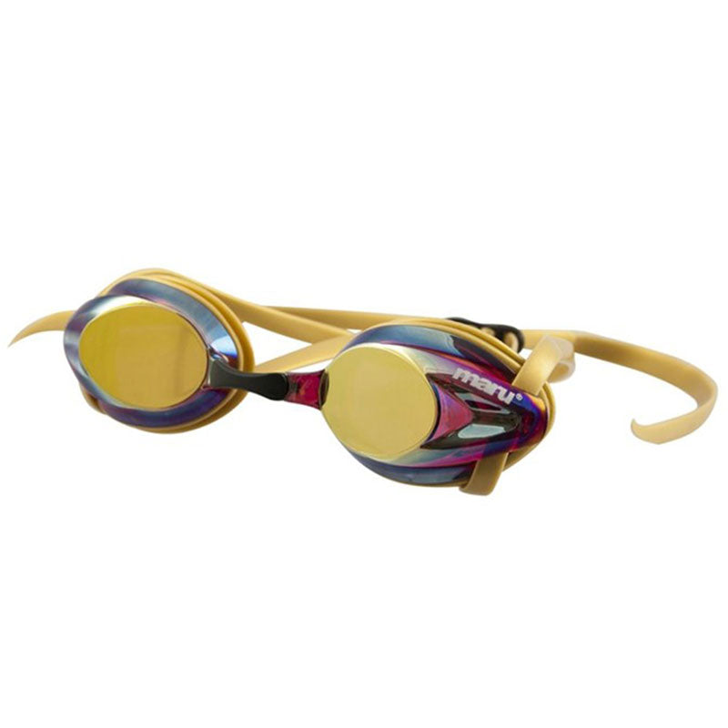 Maru - Pulse Mirror Anti Fog Goggle - Gold/Pink/Blue