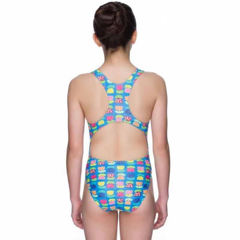 Maru - Saphhire Sparkle Rave Back Girls Swimsuit