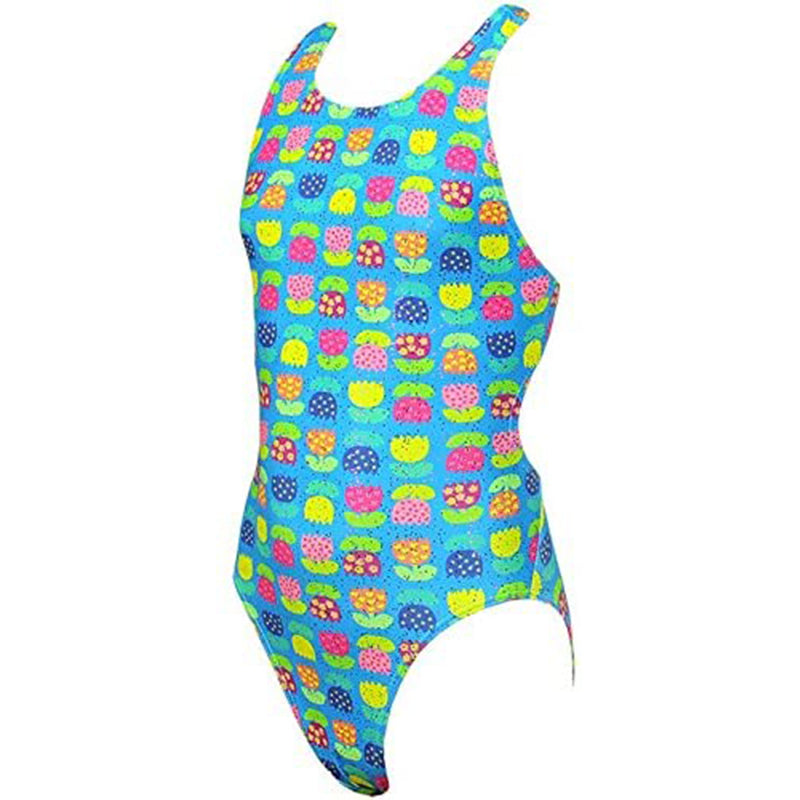 Maru - Saphhire Sparkle Rave Back Girls Swimsuit
