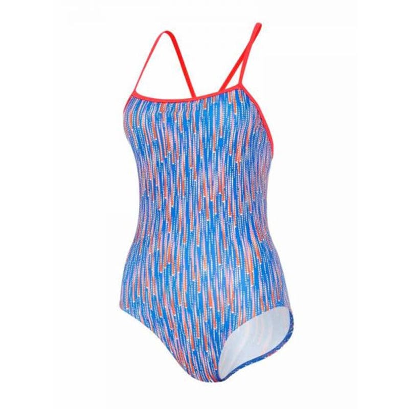 Maru - Shooting Star Swift Back Ladies Swimsuit - Blue/Red