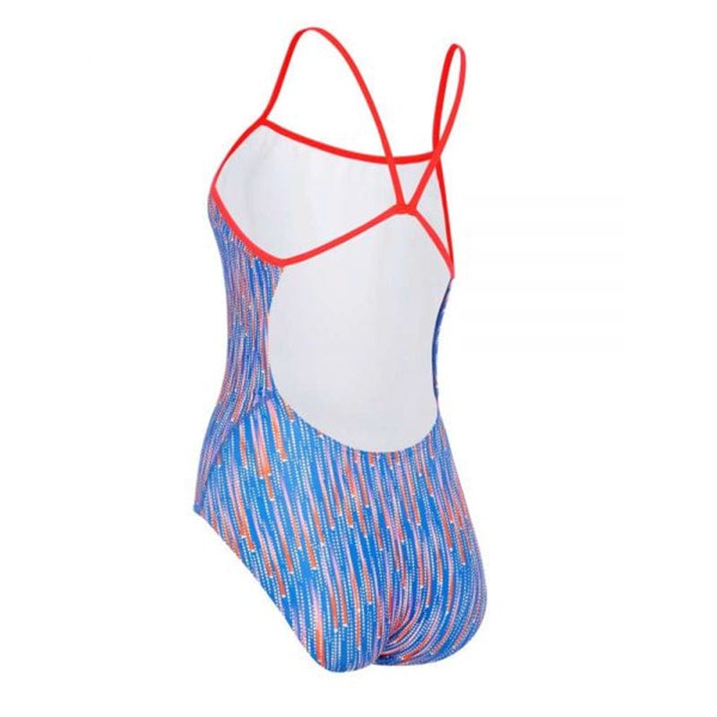 Maru - Shooting Star Swift Back Ladies Swimsuit - Blue/Red
