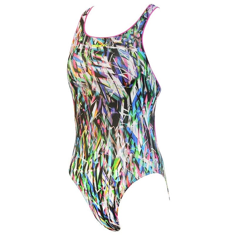 Maru - Ticker Tape Pacer Zone Back Ladies Swimsuit - Multi